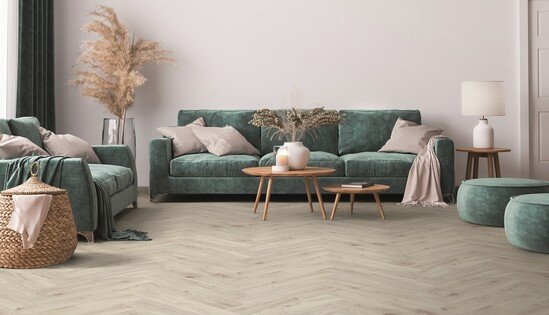 oak santilly herringbone